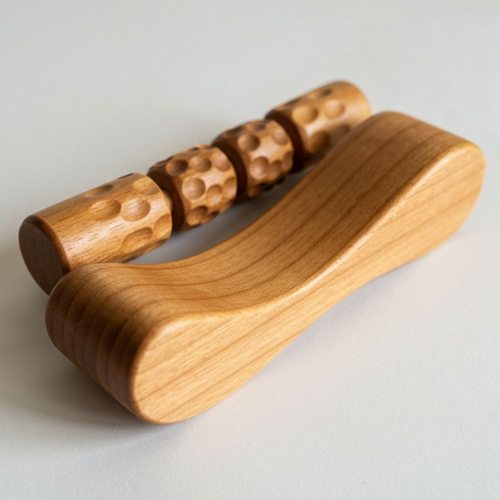 우드 힐링 지압판